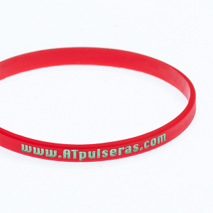 La Pulsera de Silicona Estrechas es la más fina del mercado