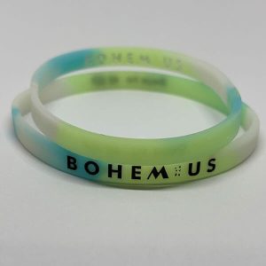 Pulseras de silicona fosforescente GLOW