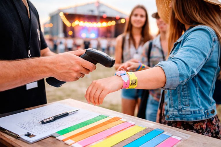 Pulseras identificativas para control de acceso a eventos