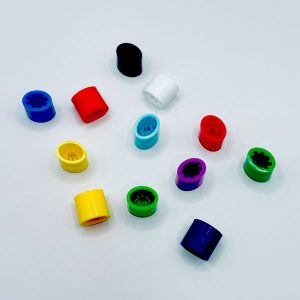 Cierres ovalados antirretorno de colores para pulseras de tela